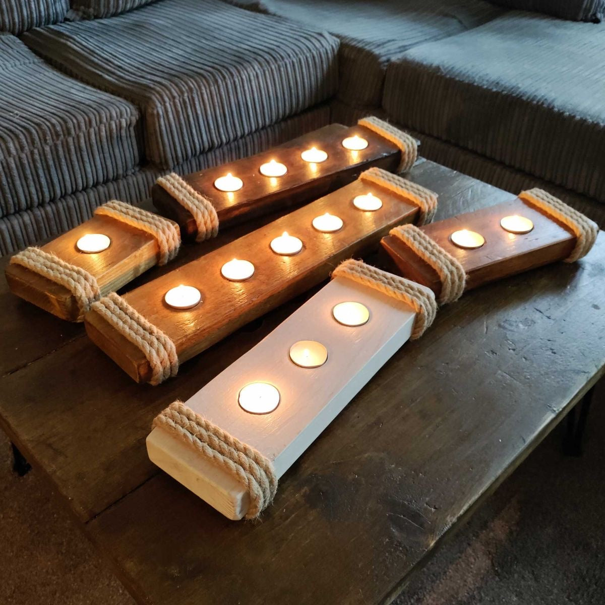 Ahşap Tealight Standı